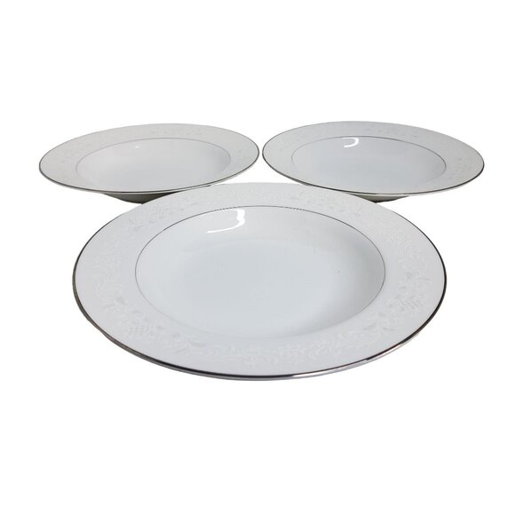 vintage set of 3 sango florence porcelain dinnerware salad bowls - Picture 1 of 4